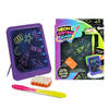 Toi-Toys schrijfbord Neon Glow junior 26 cm paars