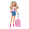 Simba pop Steffi Love Travel Fun junior 29 cm roze 7-delig