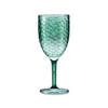 Blokker wijnglas kunststof groen - 38cl