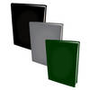 Assortiment rekbare boekenkaften A4 - Zwart, Grijs en Groen - 6 stuks