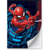 Spiderman schriften Lijn A4 - 4 stuks