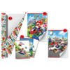 Mario Kart - Back to School Schoolpakket - Kaftpapier Voor Schoolboeken En Schriften