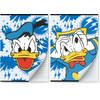 Donald Duck schriften Lijn en Ruit 10 mm A4 - 4 stuks