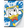 Donald Duck schriften Ruit 10 mm A4 - 2 stuks