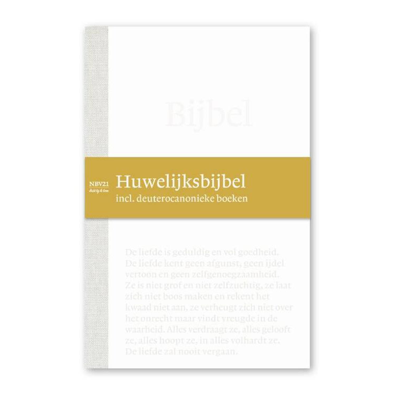 NBV21 Huwelijksbijbel incl. deuterocanonieke boeken - (ISBN:9789089124074)
