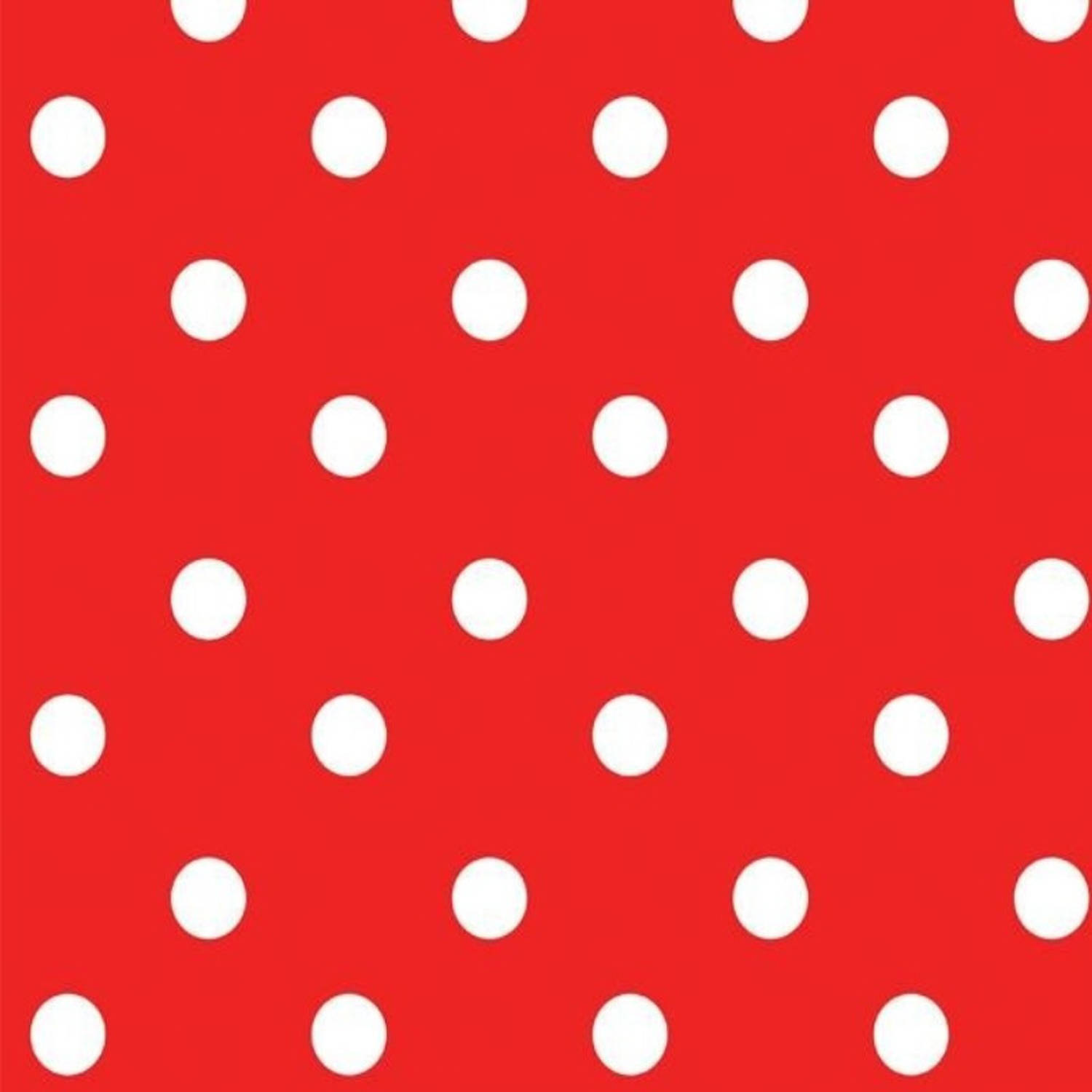Verkeerd komen verstoring Tafelzeil/tafelkleed rood met witte stippen 140 x 180 cm - Tafelzeilen |  Blokker