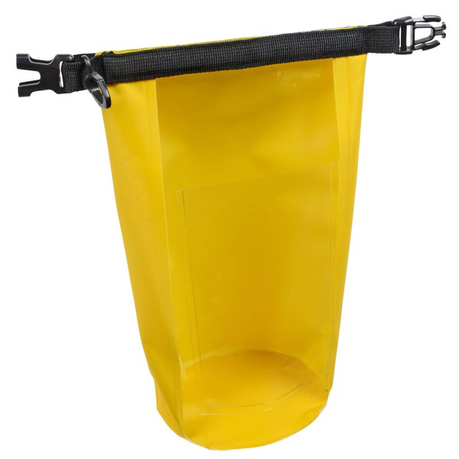 Waterdichte tas geel 2 liter - Strandtassen