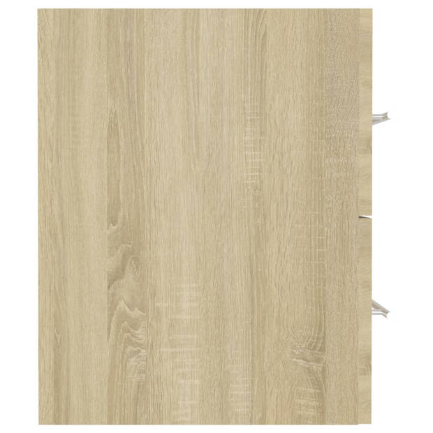 vidaXL Wastafelkast 41x38,5x48 cm bewerkt hout sonoma eikenkleurig