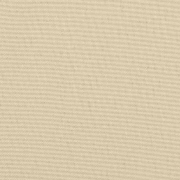 The Living Store Stoelkussens - 50 x 50 x 3 cm - Beige - Waterafstotend