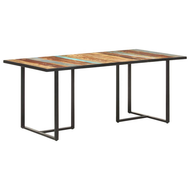 vidaXL Eettafel 180 cm massief gerecycled hout