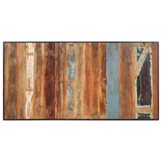 vidaXL Eettafel 180 cm massief gerecycled hout