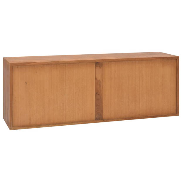 vidaXL Tv-meubel 110x30x40 cm massief teakhout