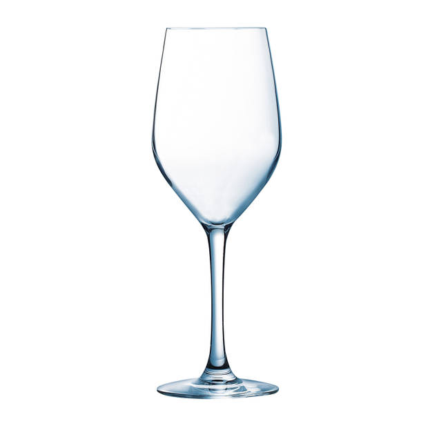 12x Stuks wijnglazen van glas 270 ml - Wijnglazen