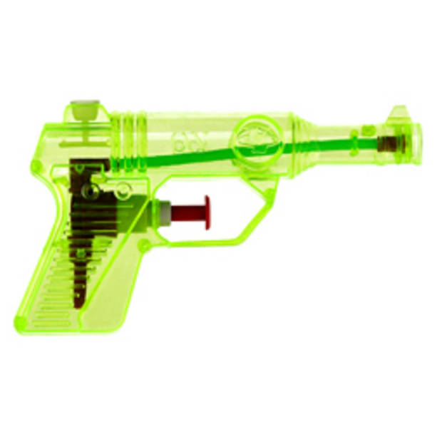 3x Waterpistool/waterpistolen groen 13 cm - Waterpistolen