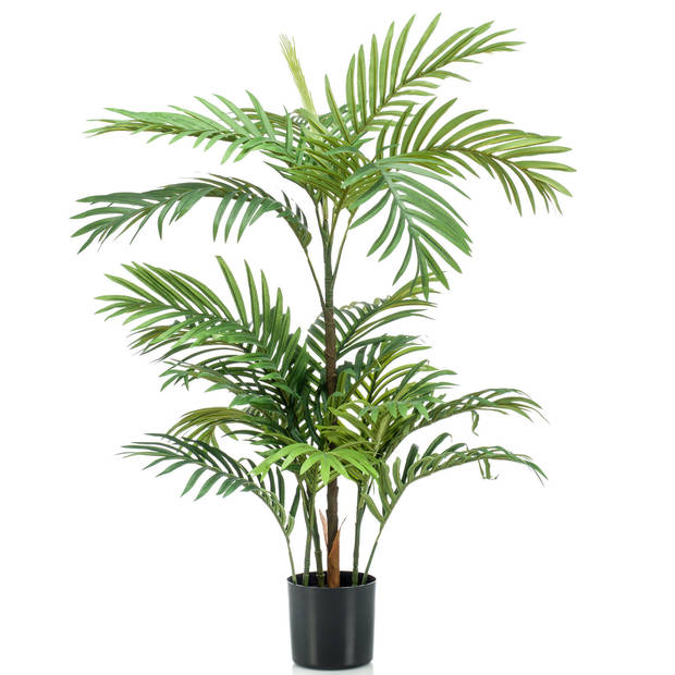 Groene kunstplant Phoenix Palmboom 90 cm - Kunstplanten