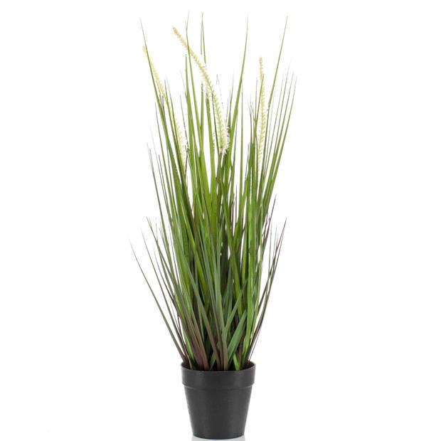 Set van 2x stuks kunstplanten groen gras sprieten 53 cm. - Kunstplanten