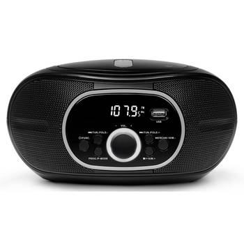 LIFE® E65711 Boombox met CD/MP3-speler PLL FM-stereoradio AUX USB-aansluiting 2 x…