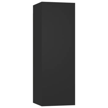 vidaXL Tv-meubel 30,5x30x90 cm spaanplaat zwart