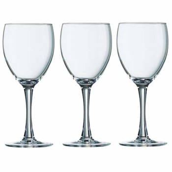 Arcoroc Wijnglazen - 6x stuks - glas - 190 ml - witte/rode wijn - Wijnglazen