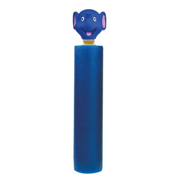 1x Donkerblauw olifanten waterpistool/waterpistolen van foam 26,5 cm met bereik van 6 meter - Waterpistolen