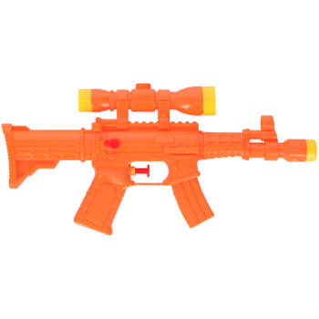 Waterpistool/waterpistolen oranje 29 cm - Waterpistolen