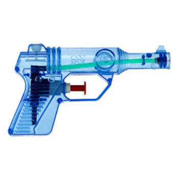 Waterpistool/waterpistolen blauw 13 cm - Waterpistolen