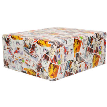 1x Rollen inpakpapier/cadeaupapier Disney Ducktales stripfoto 200 x 70 cm - Cadeaupapier