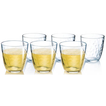 12x Stuks waterglazen/drinkglazen 250 ml - Drinkglazen