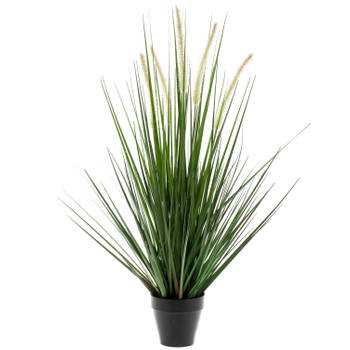 Kunstplant groen gras sprieten 69 cm. - Kunstplanten