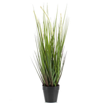 Kunstplant groen gras sprieten 53 cm. - Kunstplanten