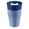 Koziol - Herbruikbare Koffiebeker, 0.4 L, Organic Blauw - Koziol Safe To Go