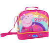 Kleine koeltas voor lunch roze met Peppa Pig print 27 x 13 x 24 cm 8 liter - Koeltas