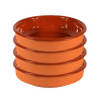 4x Terracotta tapas borden/schalen 18 cm - Snack en tapasschalen