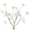 2x stuks kunstbloemen Gipskruid/Gypsophila takken wit 66 cm - Kunstbloemen