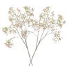 2x stuks kunstbloemen Gipskruid/Gypsophila takken roze 95 cm - Kunstbloemen