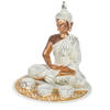 Boeddha beeld met waxinelichthouders voor binnen 29 cm - Beeldjes