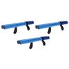 3x Blauw waterpistool/waterpistolen van foam 40 cm met handvat en dubbele spuit - Waterpistolen