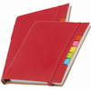 Pakket van 2x stuks schoolschriften/notitieboeken A6 gelinieerd rood - Notitieboek