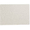 Stevige luxe Tafel placemats Stones wit 30 x 43 cm - Placemats