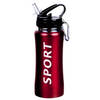 Sport Bidon drinkfles/waterfles Sport print rood 420 Ml - Drinkflessen