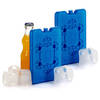 Set van 4x stuks koelelementen 11 x 2 x 16 cm blauw - Koelelementen