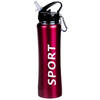 Sport Bidon drinkfles/waterfles Sport print rood 600 Ml - Drinkflessen