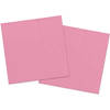 40x stuks servetten van papier roze 33 x 33 cm - Feestservetten