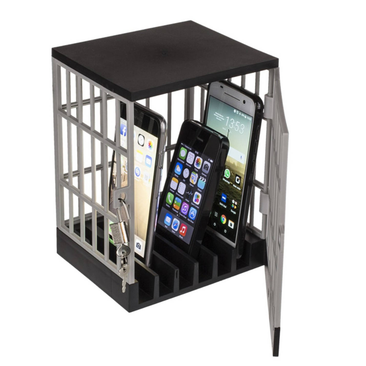 Smartphone/mobiele telefoon kluis gevangenis 15 x 19 cm - Geldkistjes | Blokker