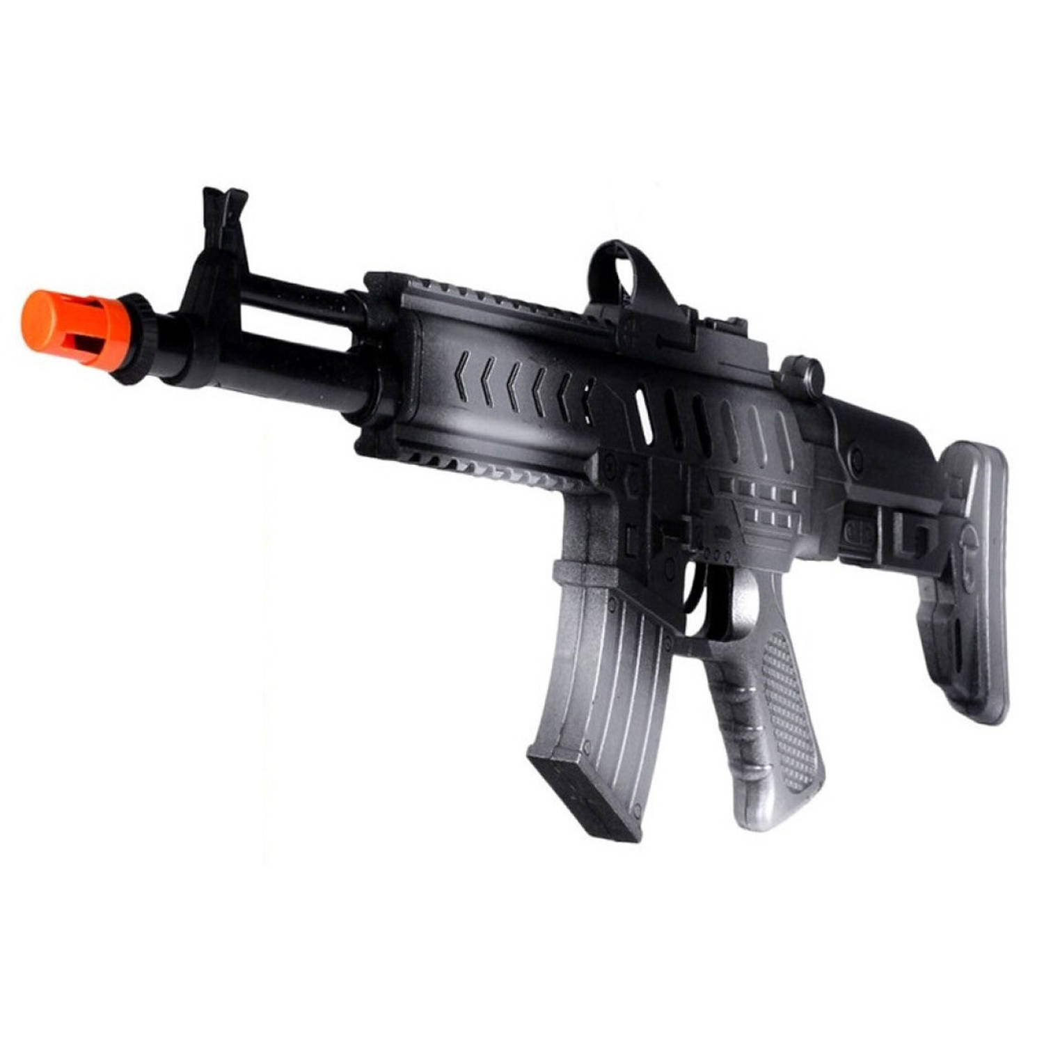 Kinder speelgoed verkleed wapen/machinegeweer soldaten/leger met geluid 50 cm -  Nep geweren/wapens/mitrailleuren