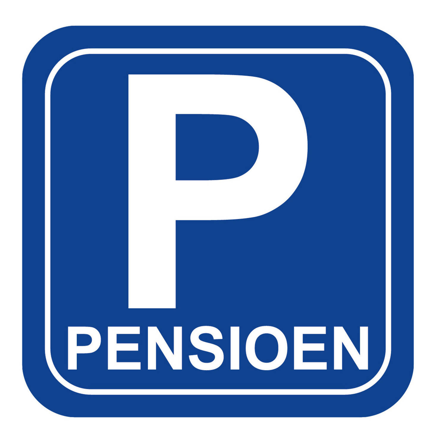 30x Stuks Pensioen Onderzetters-Bierviltjes Van Karton Parkeerbord Thema Onderzetters Pensioen Feest