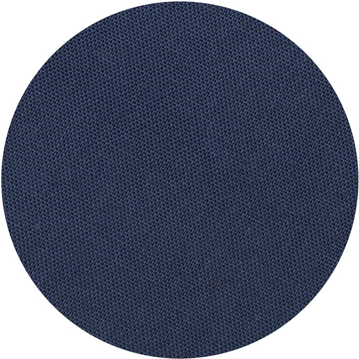 Evacuatie praktijk Niet doen Donkerblauw tafelkleed van polyester/katoen rond 160 cm - Feesttafelkleden  | Blokker