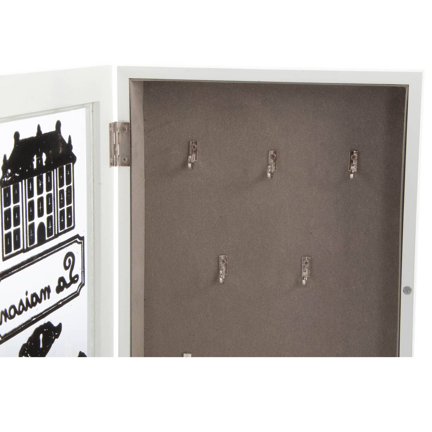 Matig Onophoudelijk belangrijk Houten sleutelkast/sleutelkluis wit La Maison 23 x 32 cm - Sleutelkastjes |  Blokker