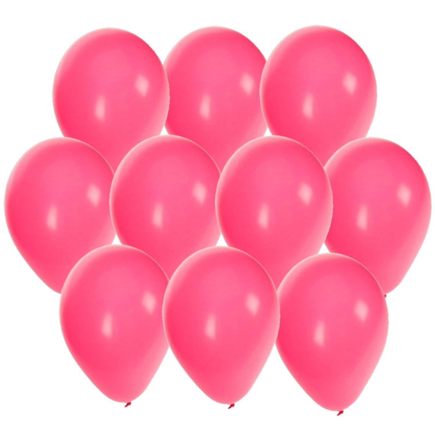30x stuks Roze party ballonnen 27 cm - Ballonnen