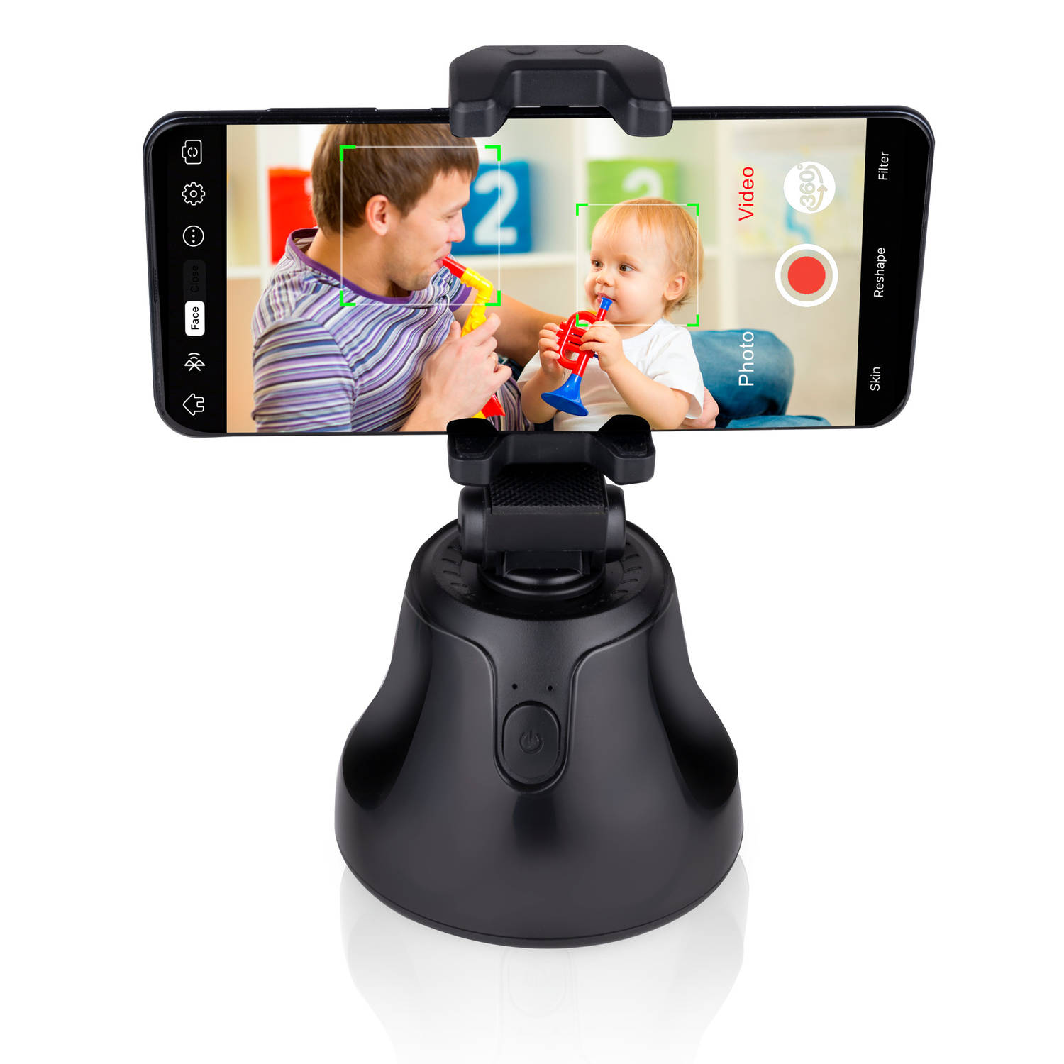 Grundig Object Tracker Holder - voor Smartphone - 360° Rotatie - Social Media en Vlogs - Professionele Opnames